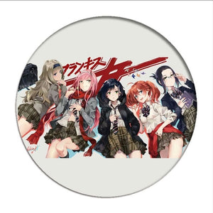 1pcs Anime DARLING in the FRANXX Cosplay Badge Cartoon Zero Two Pretty Brooch Pins Collection bags Badges for Backpacks