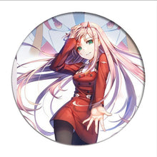 Load image into Gallery viewer, 1pcs Anime DARLING in the FRANXX Cosplay Badge Cartoon Zero Two Pretty Brooch Pins Collection bags Badges for Backpacks