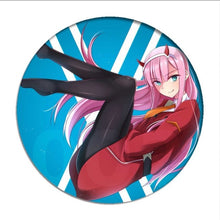 Load image into Gallery viewer, 1pcs Anime DARLING in the FRANXX Cosplay Badge Cartoon Zero Two Pretty Brooch Pins Collection bags Badges for Backpacks