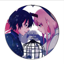 Load image into Gallery viewer, 1pcs Anime DARLING in the FRANXX Cosplay Badge Cartoon Zero Two Pretty Brooch Pins Collection bags Badges for Backpacks