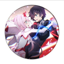 Load image into Gallery viewer, 1pcs Anime DARLING in the FRANXX Cosplay Badge Cartoon Zero Two Pretty Brooch Pins Collection bags Badges for Backpacks