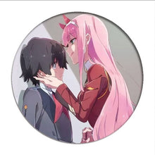 Load image into Gallery viewer, 1pcs Anime DARLING in the FRANXX Cosplay Badge Cartoon Zero Two Pretty Brooch Pins Collection bags Badges for Backpacks