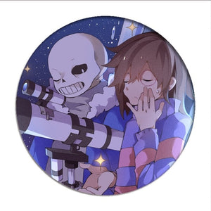 Undertale Sans Cosplay Badges Papyrus Brooch Clothing Icon Collection Breastpin for Backpacks Clothes