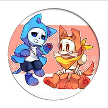 Load image into Gallery viewer, Undertale Sans Cosplay Badges Papyrus Brooch Clothing Icon Collection Breastpin for Backpacks Clothes